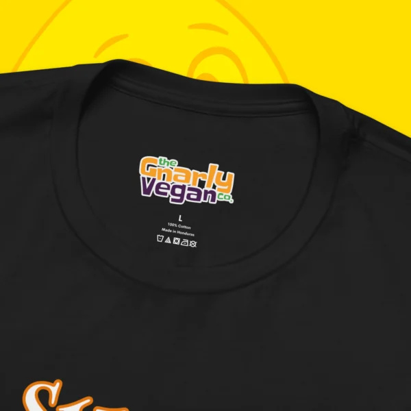 Easy Peazy Lemon Squeezy T-Shirt Black Neck Tag
