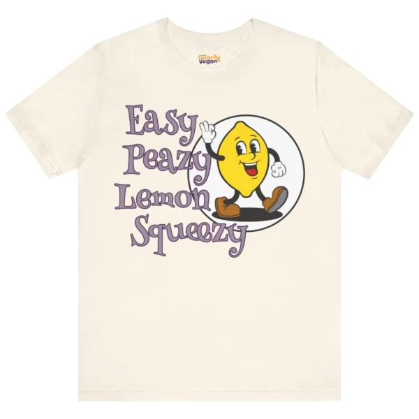 Easy Peazy Lemon Squeezy T-Shirt Natural