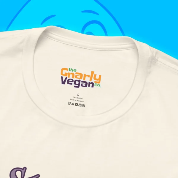 Easy Peazy Lemon Squeezy T-Shirt Natural Neck Tag