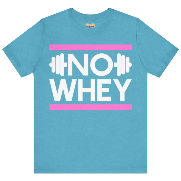 No Whey T-Shirt Heather Aqua