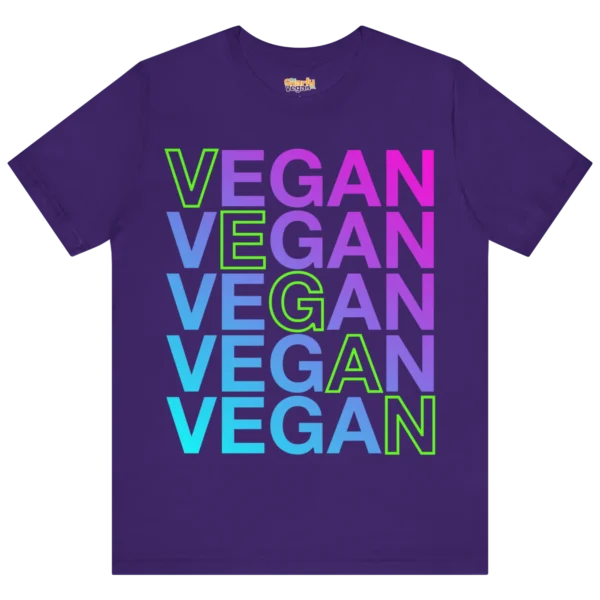 Crossword Vegan T-Shirt Purple