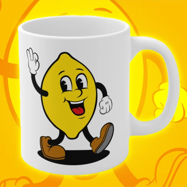 Easy Peazy Lemon Squeezy Coffee Mug 11oz Front