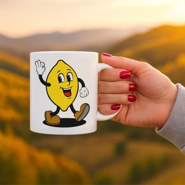 Easy Peazy Lemon Squeezy Coffee Mug 11oz Mockup