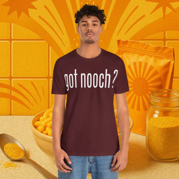 Got Nooch T-shirt Maroon Model