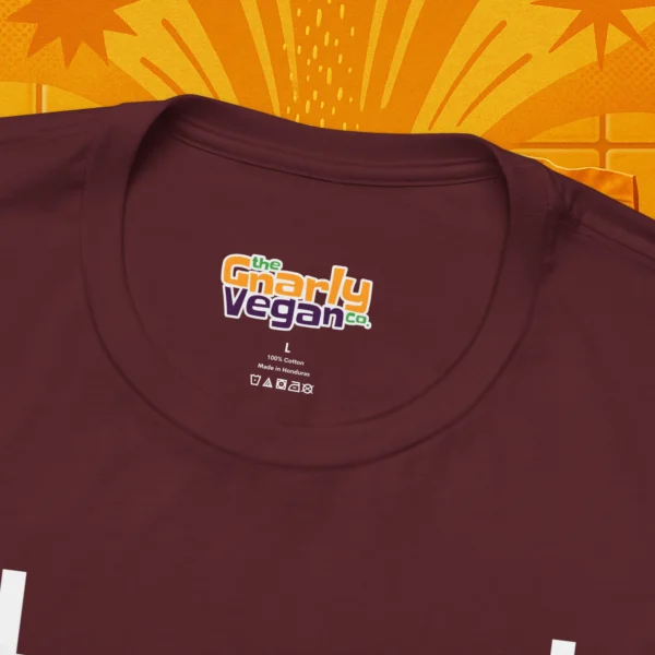Got Nooch T-shirt Maroon Neck Tag