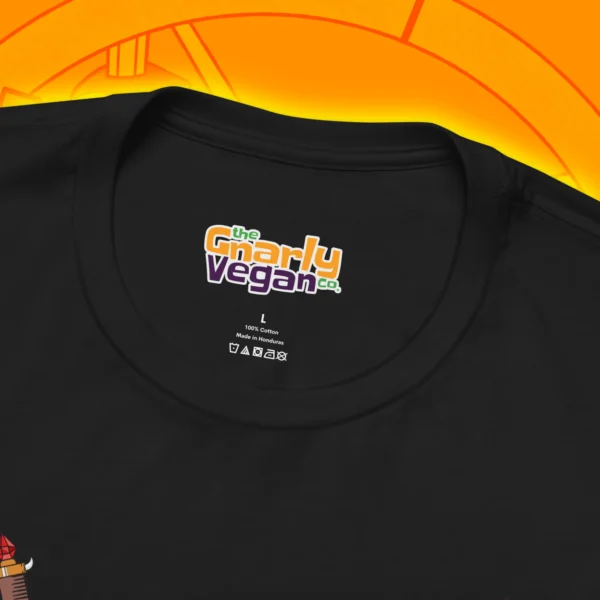 Health Awaits T-Shirt Black Neck Tag