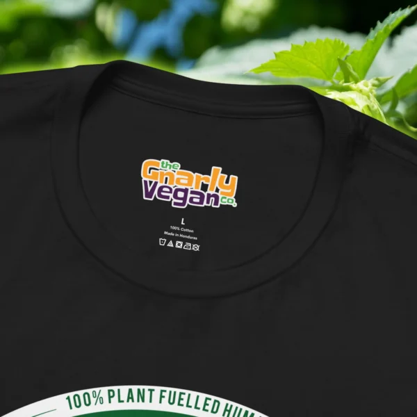 Herbivore T-Shirt Black Neck Tag