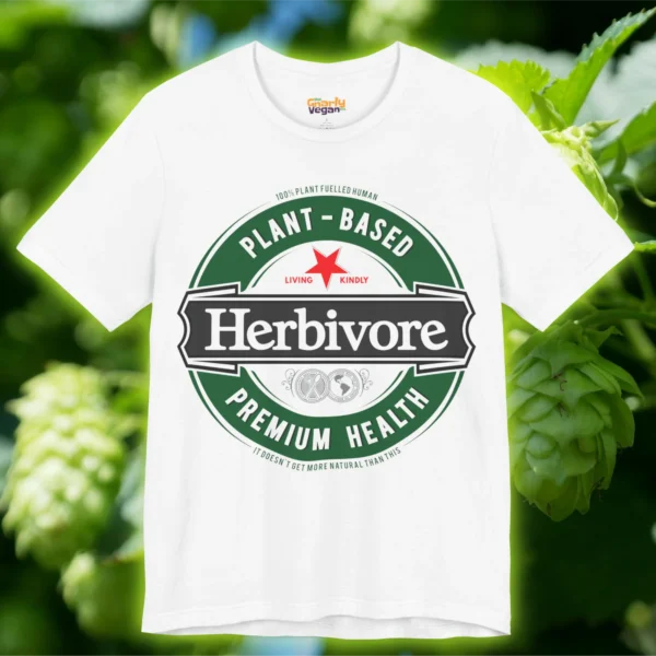 Herbivore T-Shirt White Mockup
