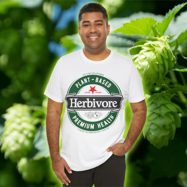 Herbivore T-Shirt White Model