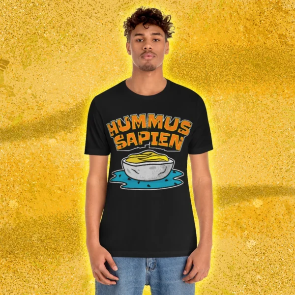 Hummus Sapien T-Shirt Black Model