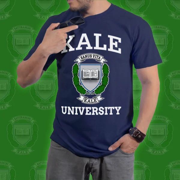 Kale University T-Shirt Navy Model