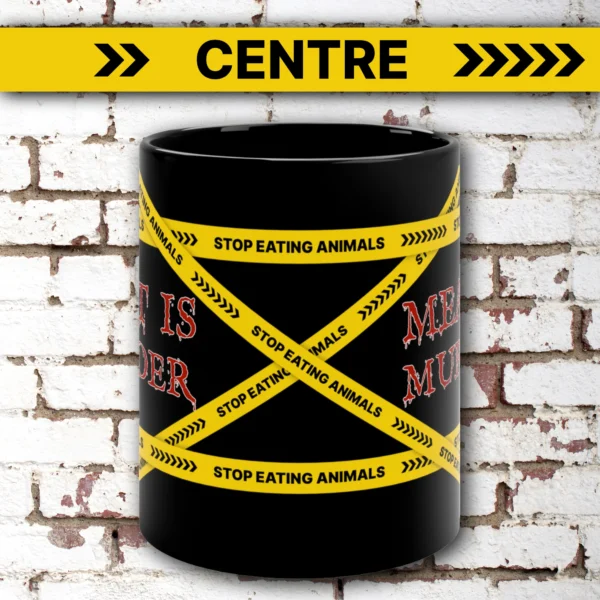 Meat Is Murder Coffee Mug 11oz Centre
