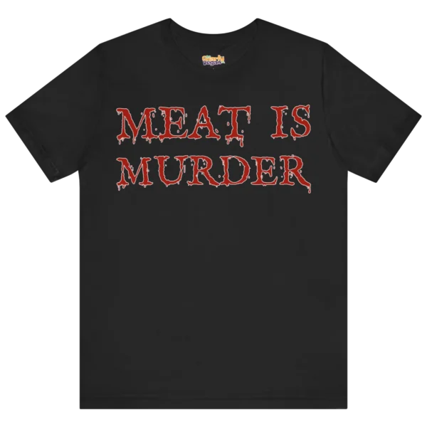 Meat Is Murder T-Shirt Black
