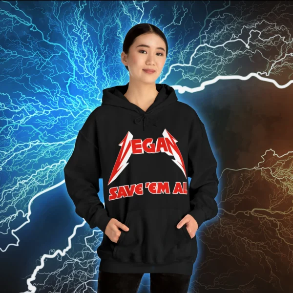 Save Em All Hoodie Black Model 2
