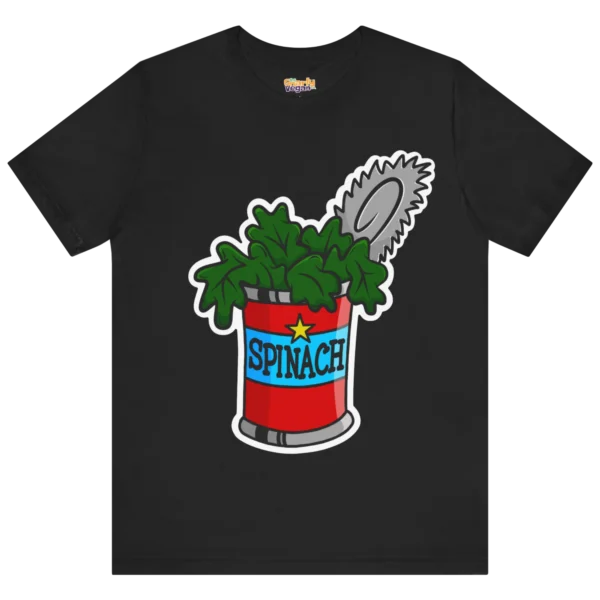 Spinach Fuelled Human T-Shirt Black