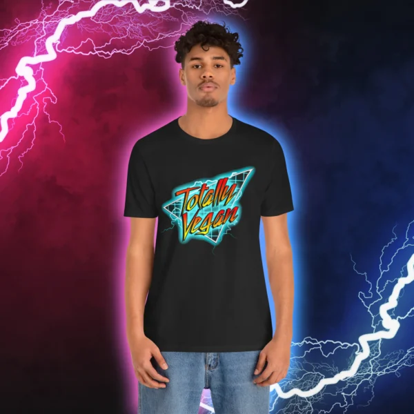Totally Vegan T-Shirt Black Model