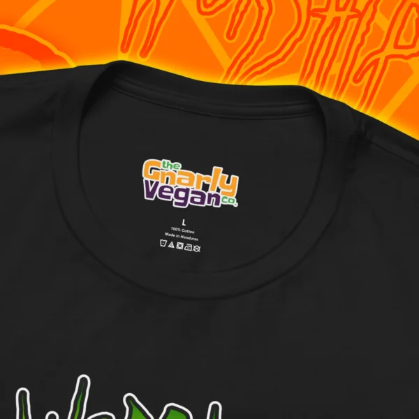 Worship Seitan T-Shirt Black Neck Tag